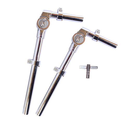 Drum Mount Holder Set 2 Pack, Easy Mounting Tom Drum Clamp for Concert Percussion Setup