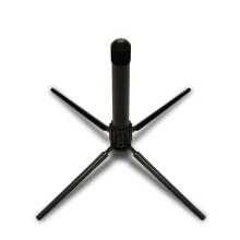 Portable Flute Stand for C Flutes, Lightweight 64g Foldable Holder with Secure 4Claw Support and Fast Setup