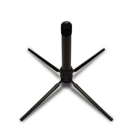 Portable Flute Stand for C Flutes, Lightweight 64g Foldable Holder with Secure 4Claw Support and Fast Setup