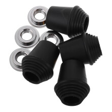 Bass Drum Leg Anchors Set of 4 with Rubber Feet for Stable Drum Position and Floor Protection