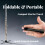 Portable Flute Stand for C Flutes, Lightweight 64g Foldable Holder with Secure 4Claw Support and Fast Setup 2