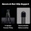 Portable Flute Stand for C Flutes, Lightweight 64g Foldable Holder with Secure 4Claw Support and Fast Setup 3