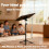 Portable Flute Stand for C Flutes, Lightweight 64g Foldable Holder with Secure 4Claw Support and Fast Setup 5