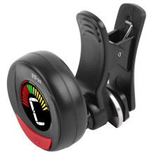 Black Clip-On Tuner 6x4x4 cm, 75mAh, CR2032