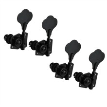 4pcs Vintage Open Gear Bass Tuning Pegs Set 4L Left Side Bass Machine Heads for 4 String Bass