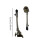 2Pcs Bass Drum Legs Replacement Set with Bracket Mounts, Stable Support for Percussion Instruments 2