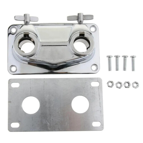Bass Drum Mount Bracket for Drum Set Hardware Replacement, Adjustable Tom Holder with Durable Metal Construction 2