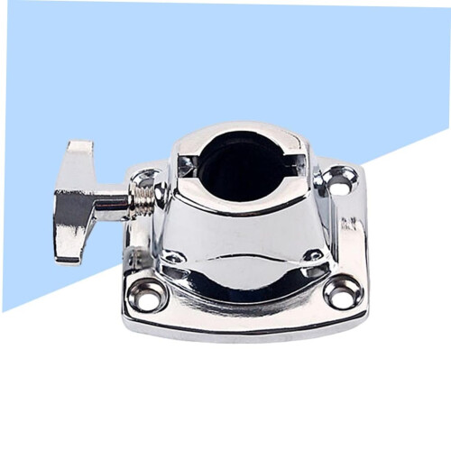 Adjustable Drum Cymbal Clamp with Secure Mounting and Quick Angle Adjustment for Universal Drum Kits Silver WC20 1