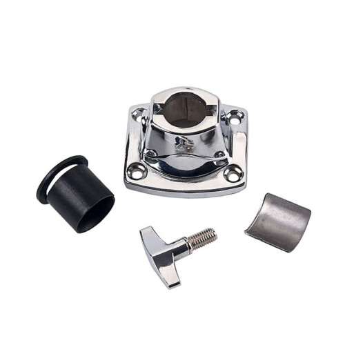 Adjustable Drum Cymbal Clamp with Secure Mounting and Quick Angle Adjustment for Universal Drum Kits Silver WC20 2