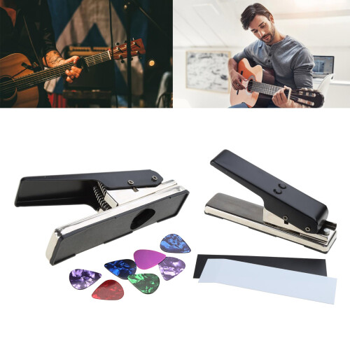 Guitar Pick Maker Cutter for Custom Plectrums, Compact Handheld Tool with Precise Cutting Performance 1