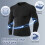 3pcs Men's Long Sleeve Compression M-XXL Black 7