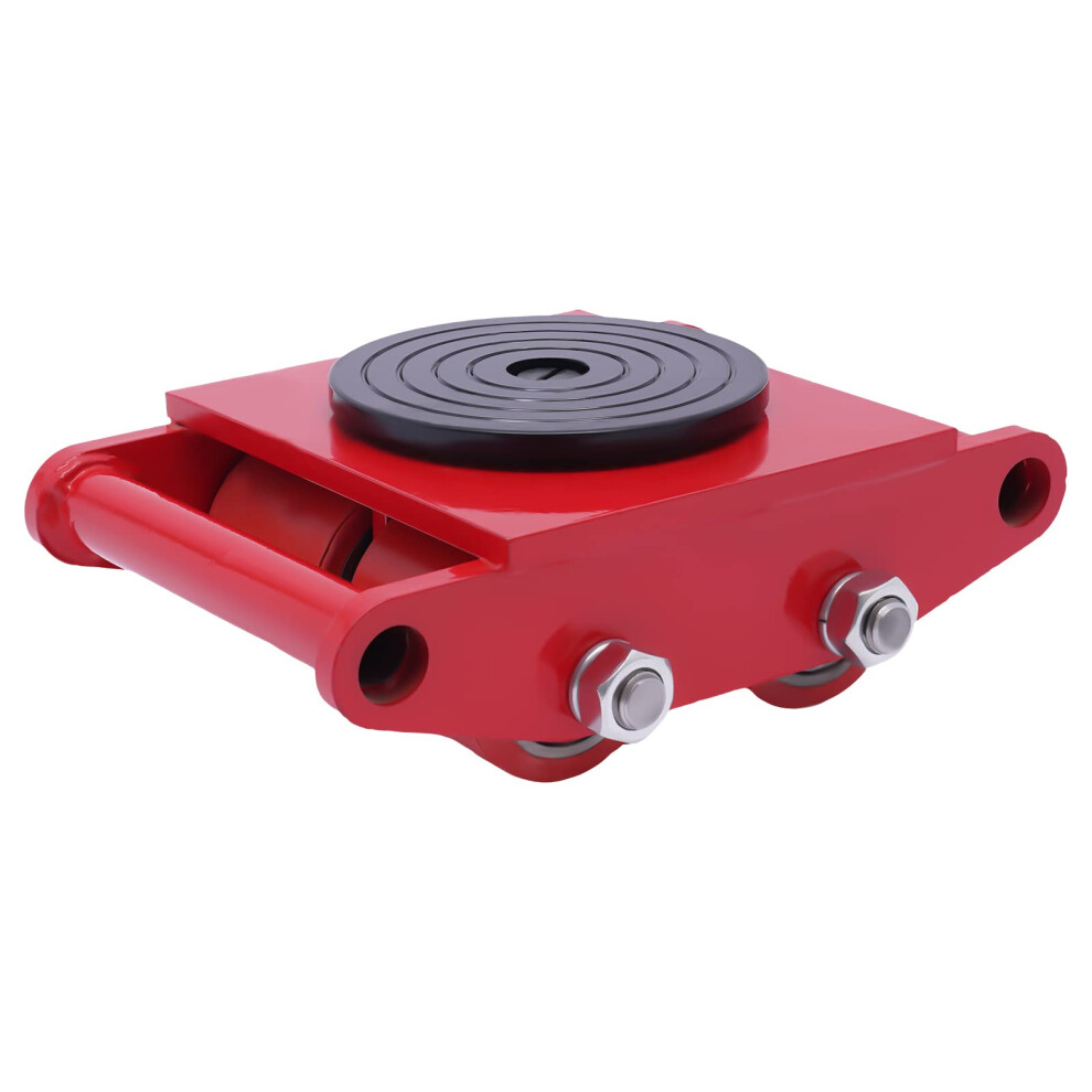 Heavy Duty Machinery Mover 13200Lbs Load Capacity With 360 Rotating Disc And Smooth Rolling Wheels 9330225338758