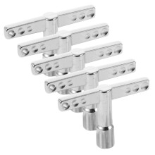 5pcs Drum Tuning Key Set with Ergonomic Grip and Quick Control for Acoustic Drums Beginners