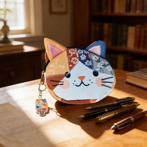 Pen Box Pencil Case Kids Students Desktop-kitten pendant 2