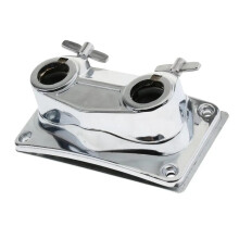 Bass Drum Mount Bracket for Drum Set Hardware Replacement, Adjustable Tom Holder with Durable Metal Construction