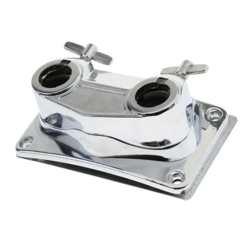 Bass Drum Mount Bracket for Drum Set Hardware Replacement, Adjustable Tom Holder with Durable Metal Construction