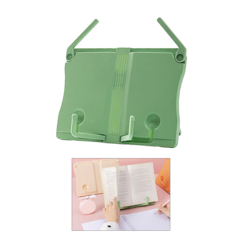 Foldable Plastic Textbook Stand with Page Clip for-satsuma 2