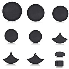 Drum Practice Pads Set for Silent Drumming, Durable Foam Rubber Noise Reduction Pads with Realistic Rebound