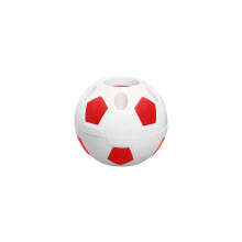 Soccer Shape Plastic Pen Storage Container for Writing Tool-Red