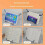 Foldable Music Stand Plastic Bookstand with Page Clip for 6