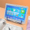 Foldable Music Stand Plastic Bookstand with Page Clip for 7
