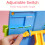 Folding Plastic Textbook Stand Reading Stand with Paper-Blue 6
