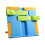 Foldable Plastic Textbook Stand with Page Clip for Book-Blue 1