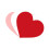 72Sheets 6x5Inch Heart Paper Cutouts For Note Label Messages 4