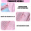 Federmäppchen, Schreibtischzubehör, wiederverwendete-Rosa 6