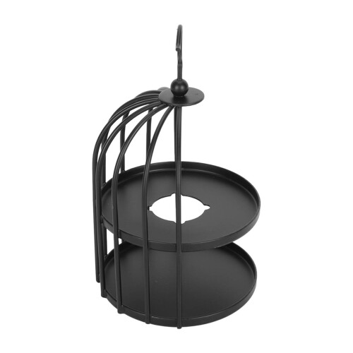 Wax Seal Warmer Iron Black Birdcage 13x8cm 1