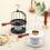 Wax Seal Warmer Birdcage Style Black Iron 13x8 cm 4