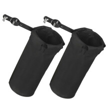 2 Pack Oxford Cloth Drumstick Bag and Stick Holder for Drummers, Lightweight Dual Storage Case