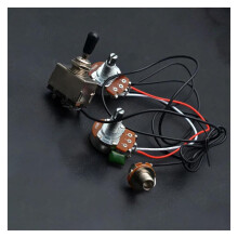 LP Guitar Wiring Harness 10 Set Prewired Electric Guitar Kit with 500K Pots and 3Way Toggle Switch for LP Style