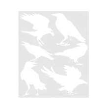 Modèle d'oiseau corbeaux pour œuvres d'art et décorations