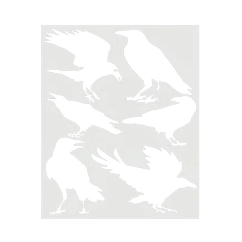 Modèle d'oiseau corbeaux pour œuvres d'art et décorations