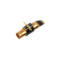 Professional Alto Saxophone Metal Mouthpiece 7 Tip Gold Plated for Clear Projection and Jazz Performance