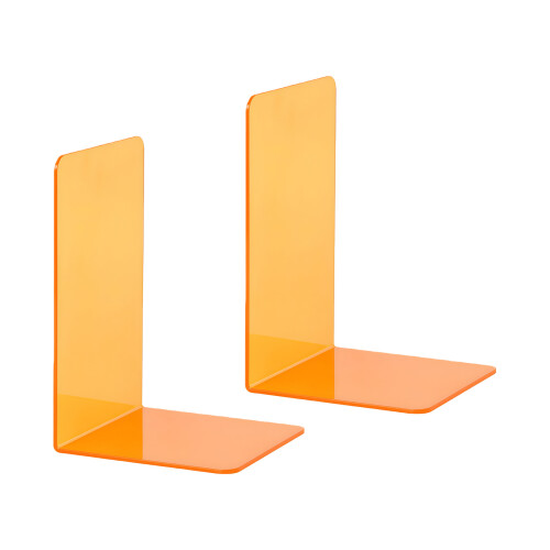 Support de livres élégant en acrylique, présentoir de-Orange