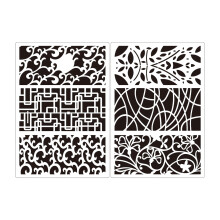 Modèles de dessin polyvalents pour cartes-itinérance rayée