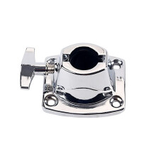 Drum Clamp Silver Tom Cymbal Holder with Secure Drum Mount and Durable Lightweight Design