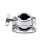 Drum Clamp Silver Tom Cymbal Holder with Secure Drum Mount and Durable Lightweight Design 1