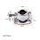 Drum Clamp Silver Tom Cymbal Holder with Secure Drum Mount and Durable Lightweight Design 3
