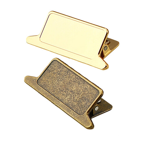 2/4Pcs Antique Note Paper Clip Journaling Page Clip-2 pieces