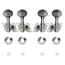 Classical Ukulele Tuning Pegs 2L 2R Set Open Gear Machine Heads for 4 String Precise Smooth Control