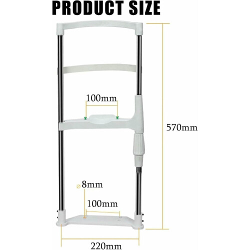 Optometry Chin Rest Adjustable Optical Instrument Support with Stable Height and Easy Clean Surface 1