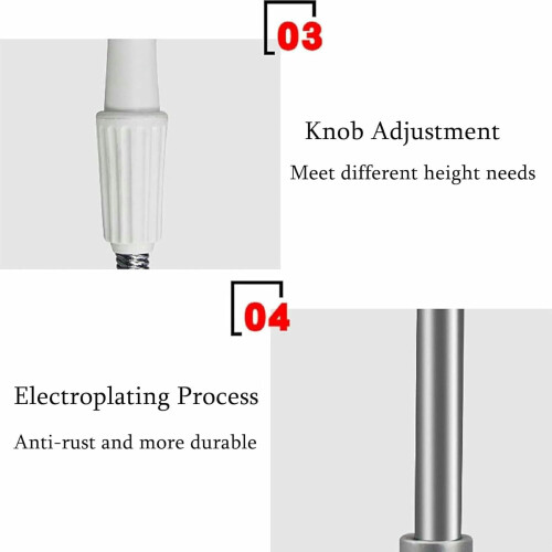 Optometry Chin Rest Adjustable Optical Instrument Support with Stable Height and Easy Clean Surface 2