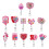 Glittering Sequins ABS Plastic Badge Holder with Belt Clip-7 2