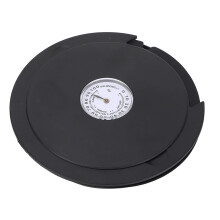 3 in 1 Guitar Soundhole Humidifier Cover, Moisture Balance Control for 100103mm Acoustic Guitar, Black