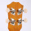 Ukulele Tuning Pegs 2L 2R Open Gear Set for 4 String Ukulele Smooth Control Ergonomic Knobs 3