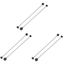 3 Sets DoubleEnd Marimba Mallets and Xylophone Mallets Smooth Surface Grip for Practice and Performance