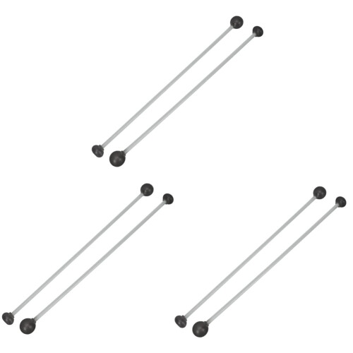 3 Sets DoubleEnd Marimba Mallets and Xylophone Mallets Smooth Surface Grip for Practice and Performance